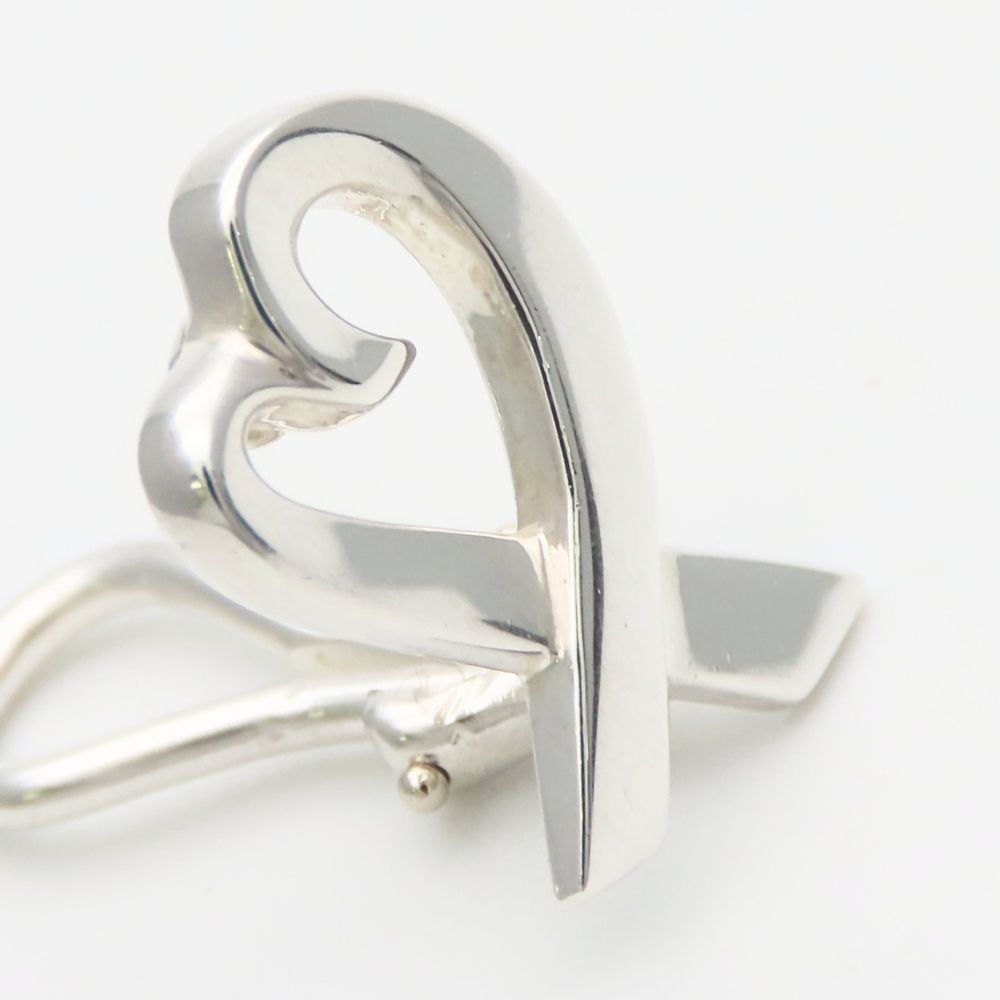 Tiffany & Co Earrings Loving Heart 925 Sterling Silver Paloma Picasso — view 5