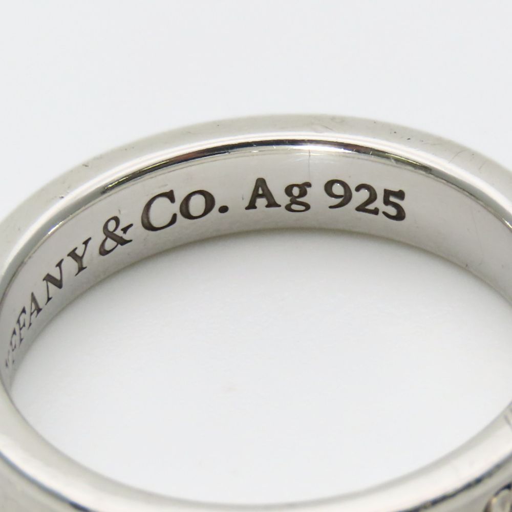 Tiffany & Co Ring Narrow 925 Sterling Silver Saffiano Montana — view 3