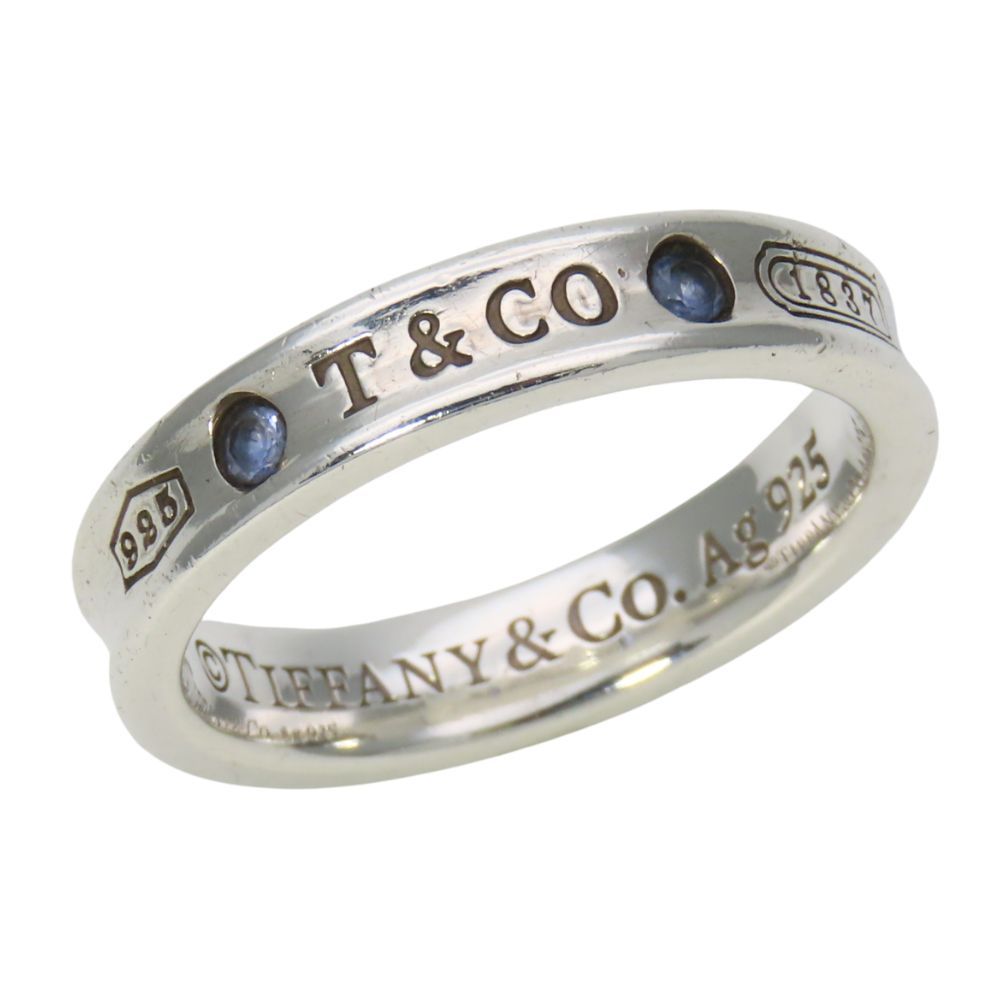 Tiffany & Co Ring Narrow 925 Sterling Silver Saffiano Montana