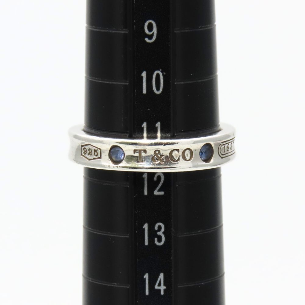 Tiffany & Co Ring Narrow 925 Sterling Silver Saffiano Montana — view 6