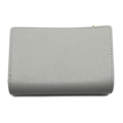 Gucci Script Around Wallet Zipper Gray Gold Coin Case — view 2