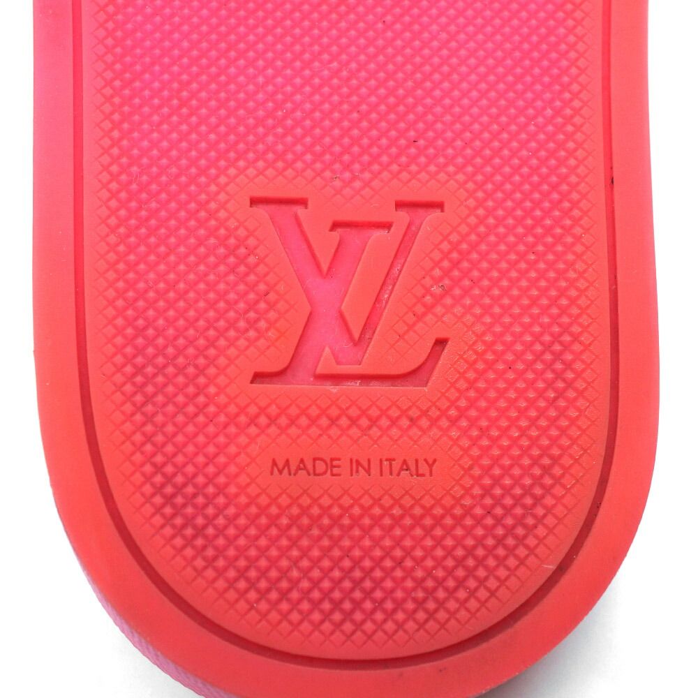 Louis Vuitton Waterfront Line Sandals Rubber Shocking Pink Shoes — view 6