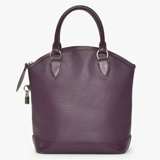 Louis Vuitton Purple Cassis Epi Lockit Handbag