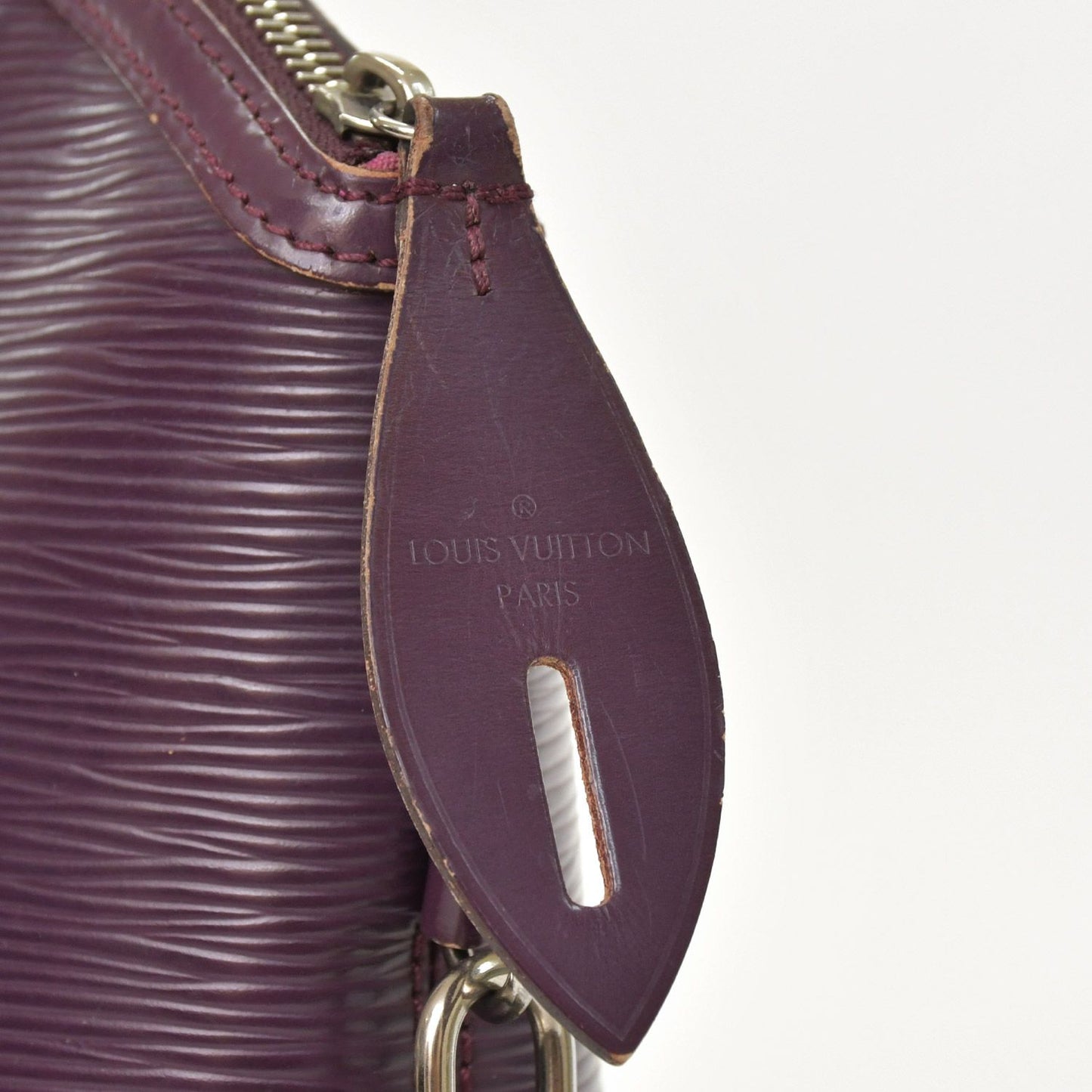 Louis Vuitton Purple Cassis Epi Lockit Handbag — view 6