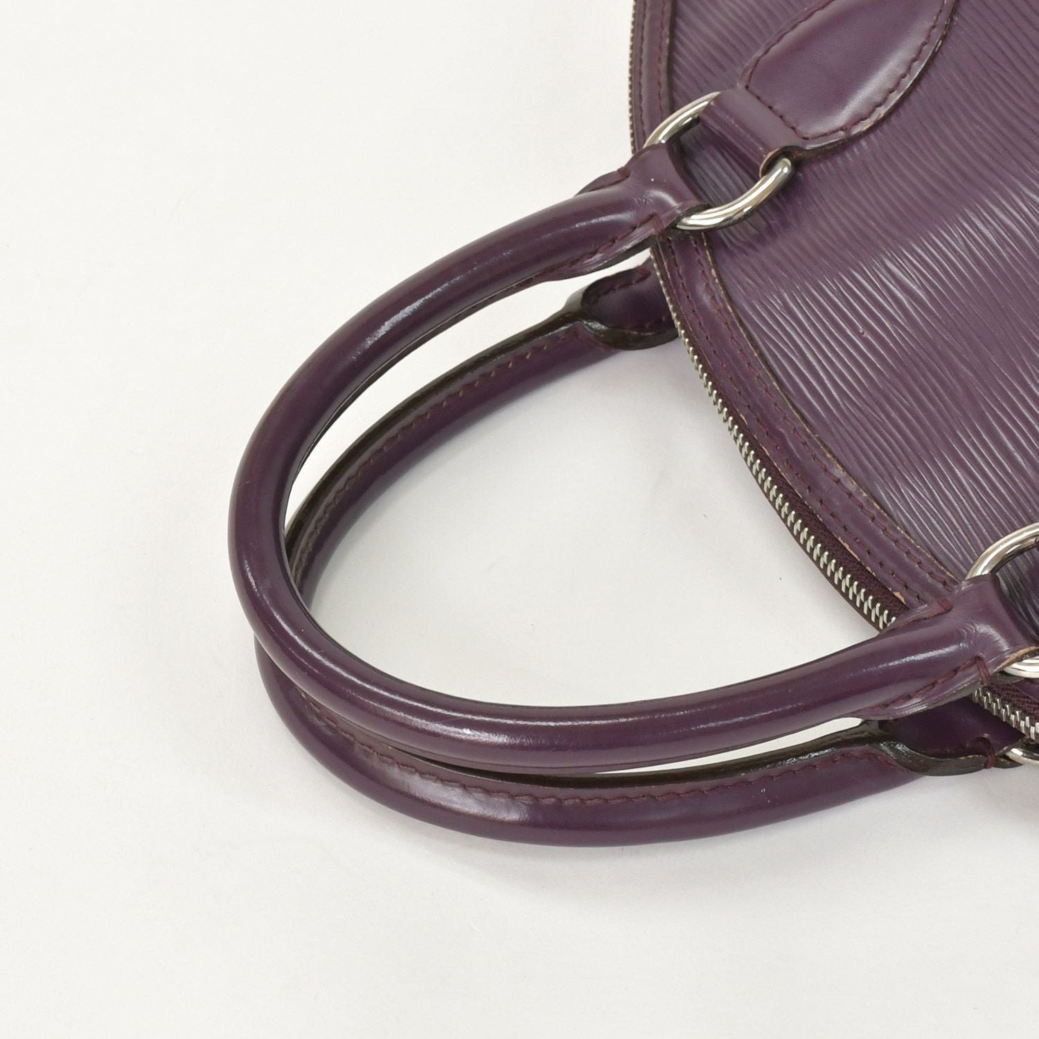 Louis Vuitton Purple Cassis Epi Lockit Handbag — view 8