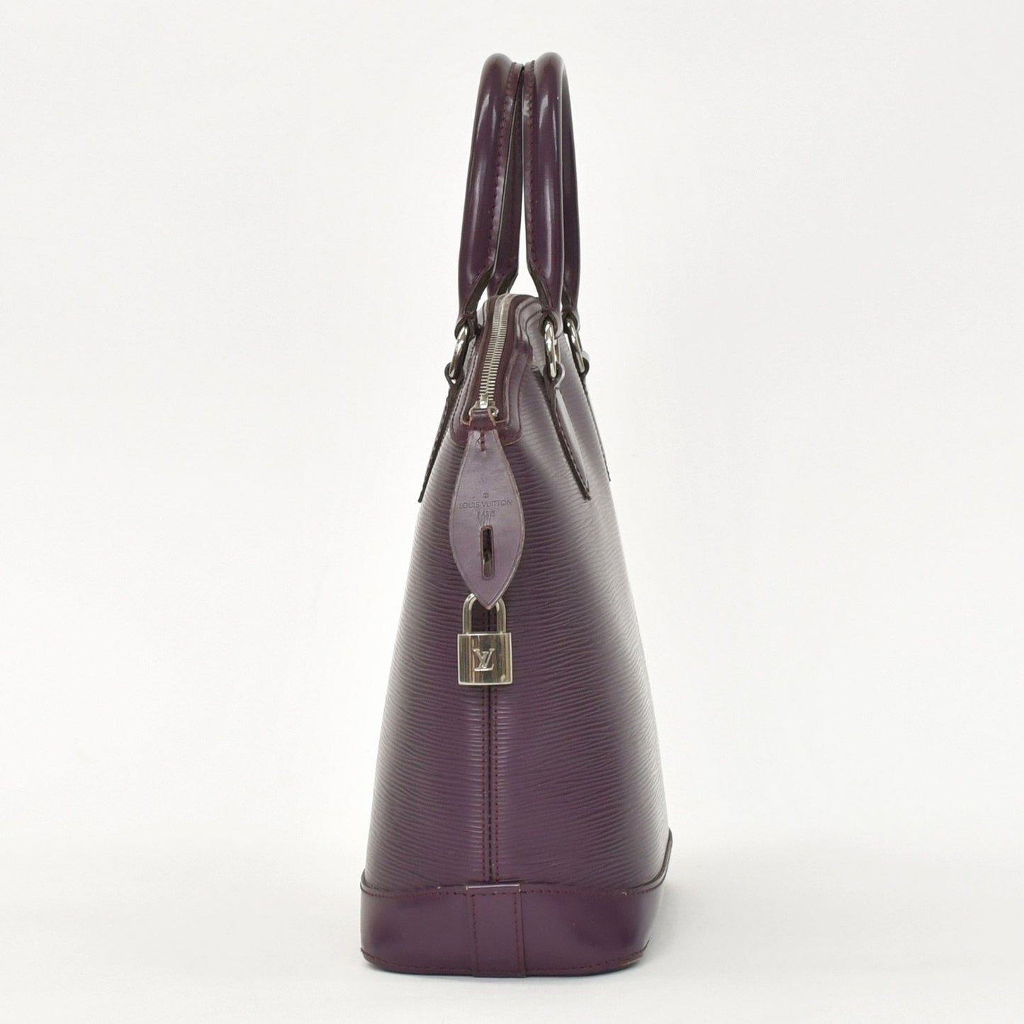 Louis Vuitton Purple Cassis Epi Lockit Handbag — view 4