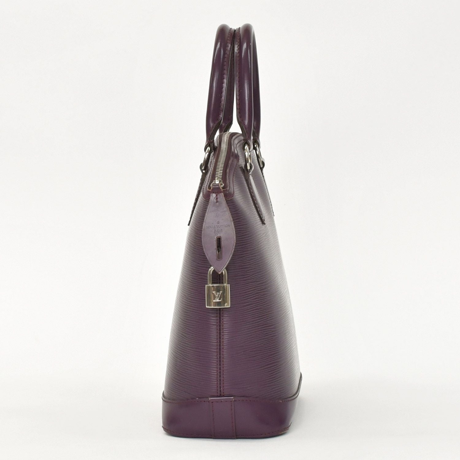 Louis Vuitton Purple Cassis Epi Lockit Handbag — view 4
