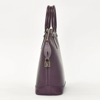 Louis Vuitton Purple Cassis Epi Lockit Handbag — view 4