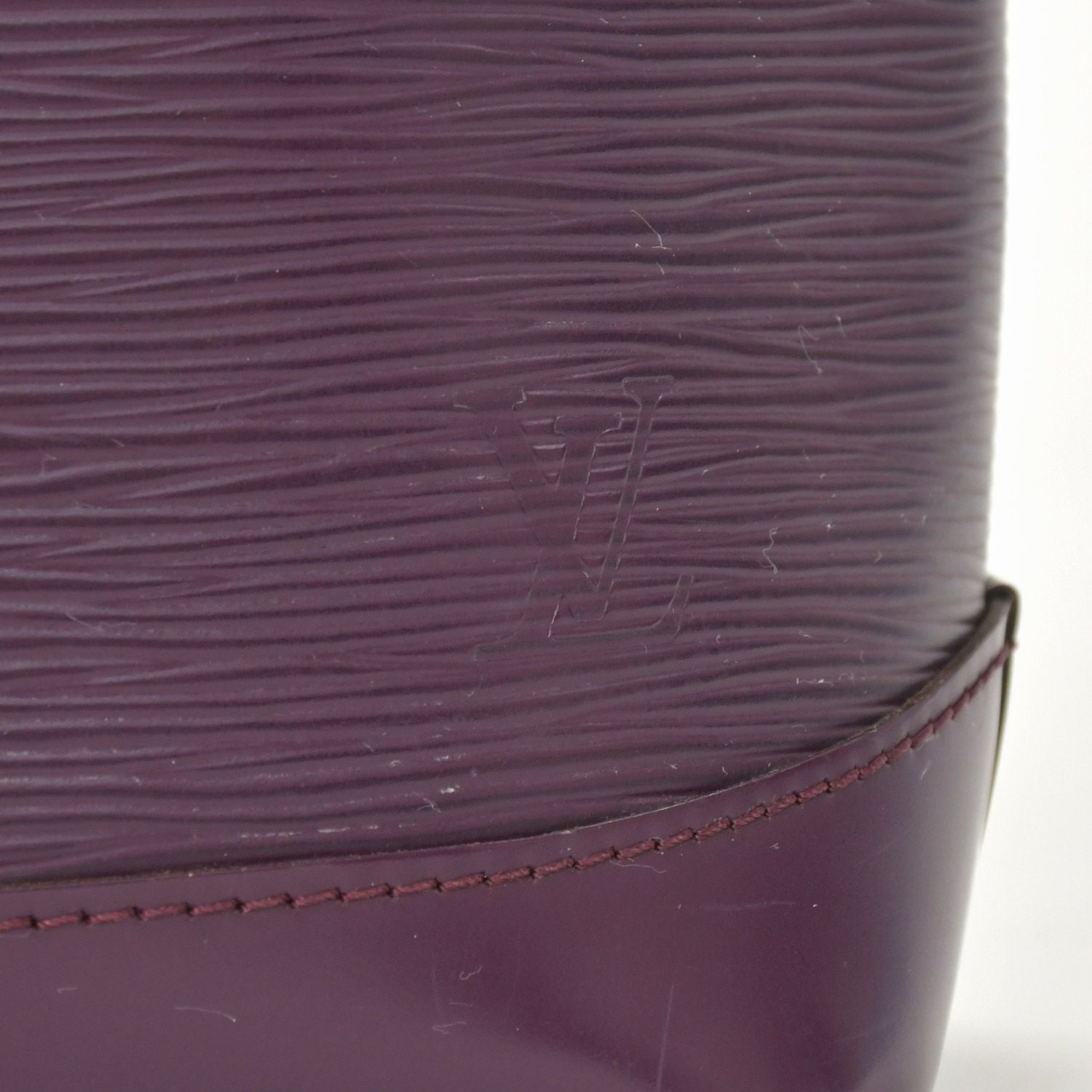 Louis Vuitton Purple Cassis Epi Lockit Handbag — view 5