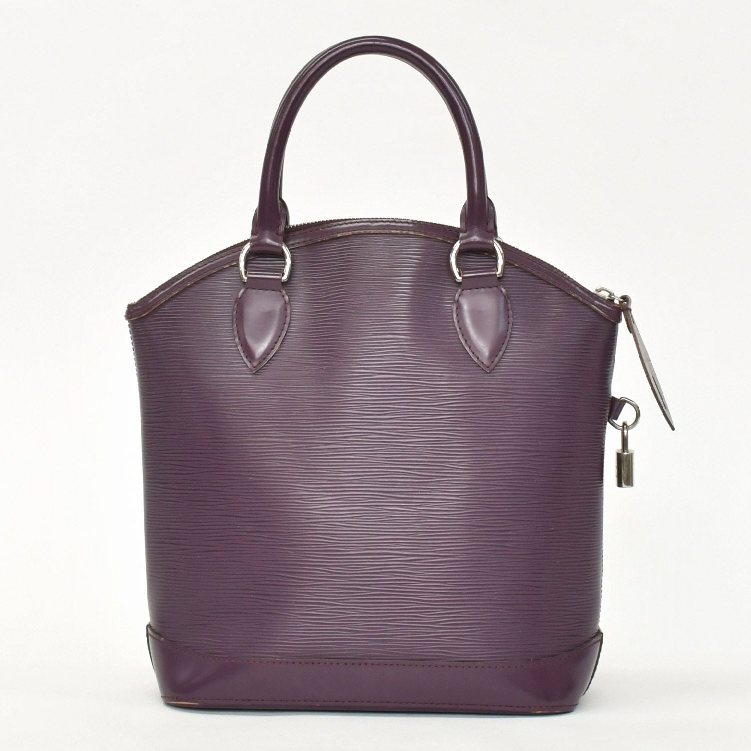 Louis Vuitton Purple Cassis Epi Lockit Handbag — view 3