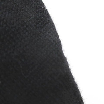 Prada Short Sleeve Knit Sweater 40 Black Contrast Rib Hair Wool — view 4