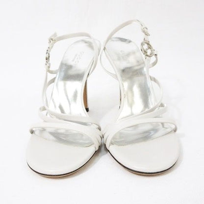 Gucci Sandals Ankle Strap GG Mark Gray — view 7