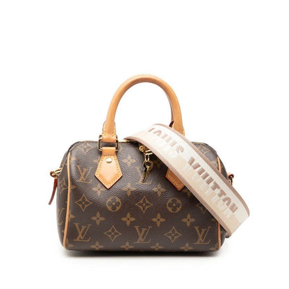 Louis Vuitton Monogram Speedy Bandouliere 20 Mini Boston Bag 2-Way Brown