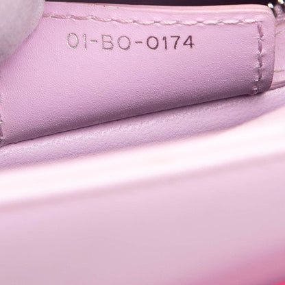 Dior Lady Dior Pocket 2-Way Shoulder Bag Pink Multicolor Leather — view 6