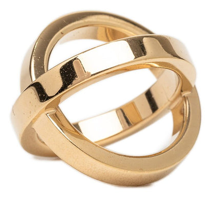 Hermes Cosmos Scarf Ring Gold Plated — view 2