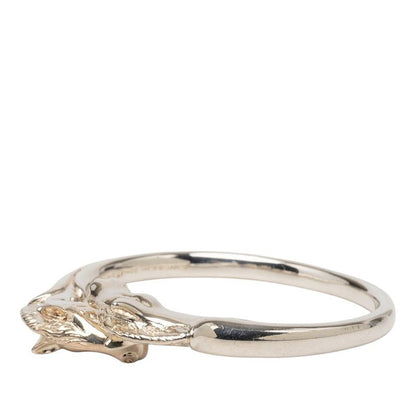 Hermes Cheval Hose Bangle Silver Metal 1- Bracelet — view 2
