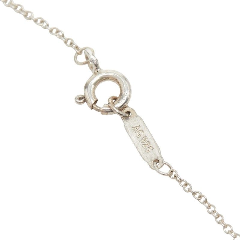 Tiffany & Co Daisy Key Diamond Necklace Silver — view 6