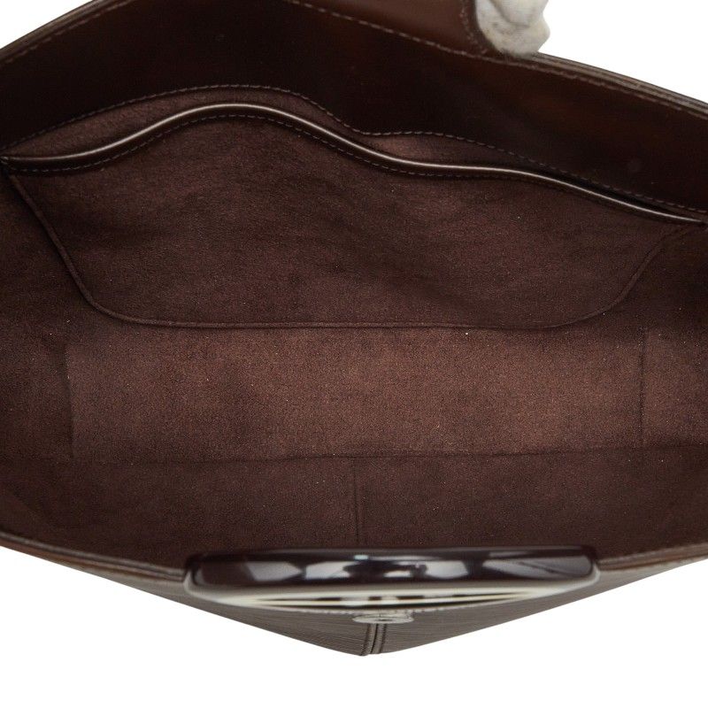 Louis Vuitton Epi Reverie Shoulder Bag Mocha Brown Leather — view 9