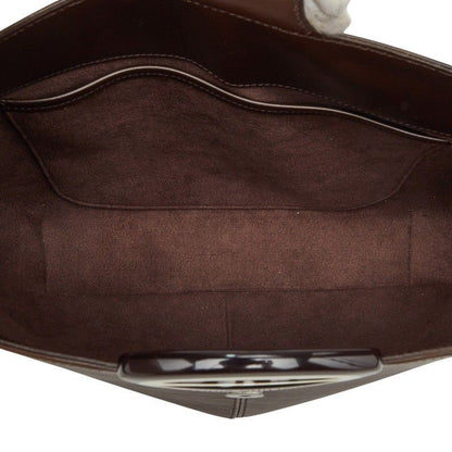 Louis Vuitton Epi Reverie Shoulder Bag Mocha Brown Leather — view 9