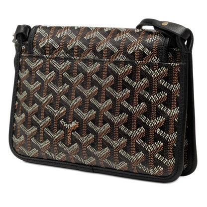 Goyard Plumet Shoulder Bag Pouch Wallet Black Multicolor Leather — view 2