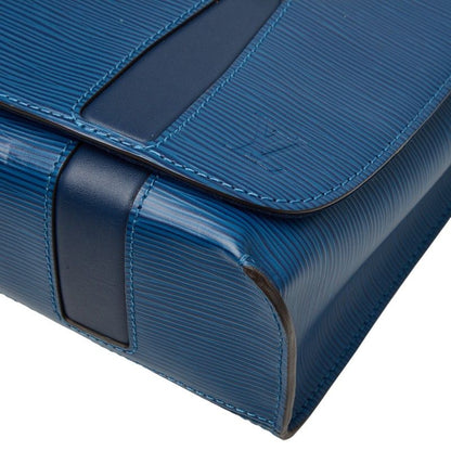 Louis Vuitton Epi Harrington Messenger PM Shoulder Bag Blue Azur Leather — view 7