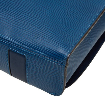 Louis Vuitton Epi Harrington Messenger PM Shoulder Bag Blue Azur Leather — view 5