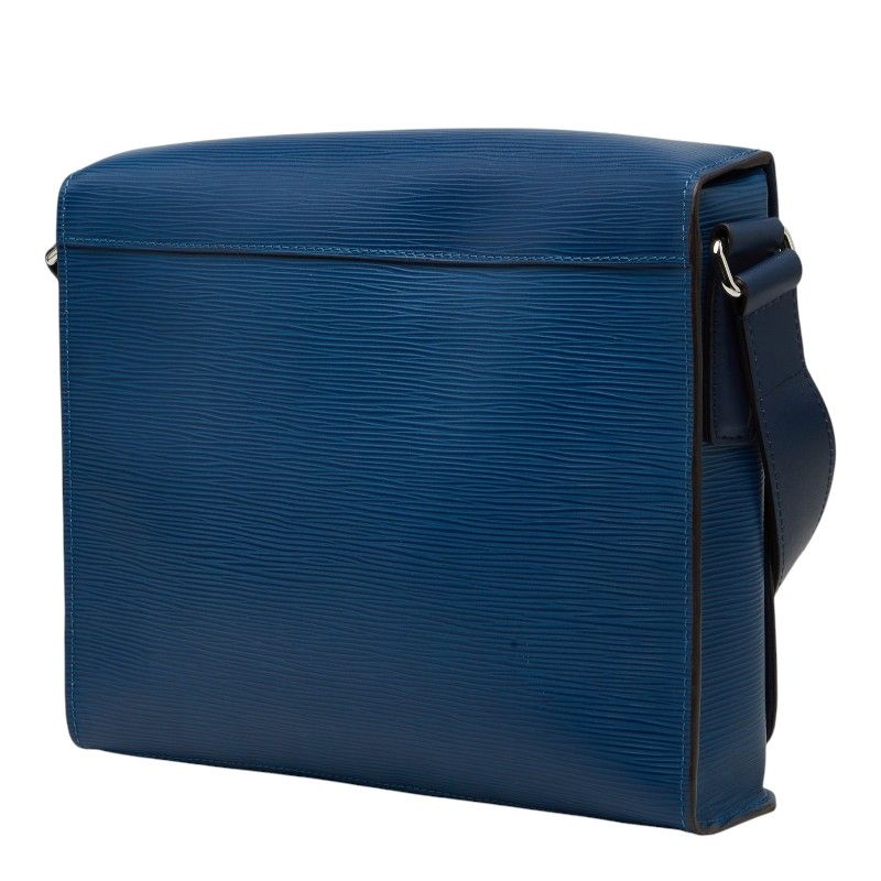 Louis Vuitton Epi Harrington Messenger PM Shoulder Bag Blue Azur Leather — view 2
