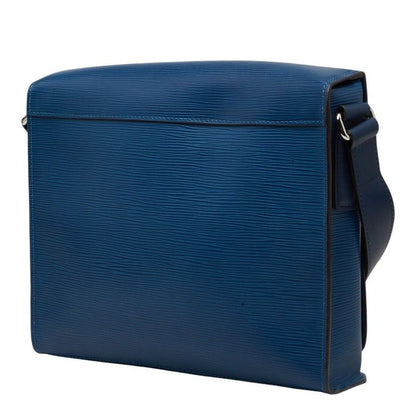 Louis Vuitton Epi Harrington Messenger PM Shoulder Bag Blue Azur Leather — view 2