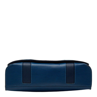 Louis Vuitton Epi Harrington Messenger PM Shoulder Bag Blue Azur Leather — view 3