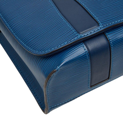 Louis Vuitton Epi Harrington Messenger PM Shoulder Bag Blue Azur Leather — view 6