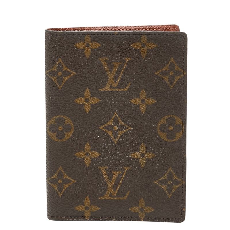 Louis Vuitton Monogram Couverture Passport Case Brown