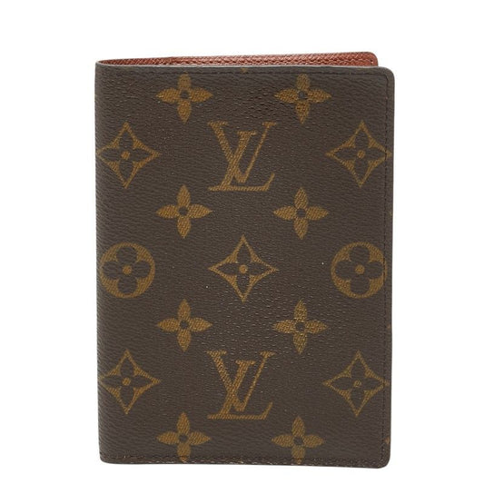 Louis Vuitton Monogram Couverture Passport Case Brown