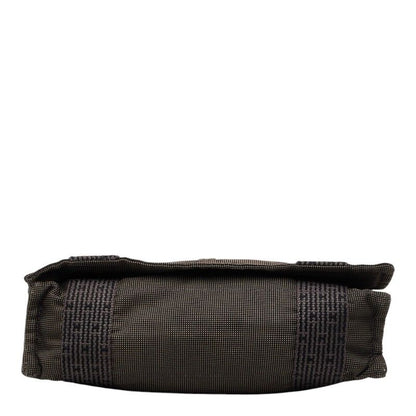 Hermes Her Line Besace PM Crossbody Shoulder Bag Gray Canvas — view 3
