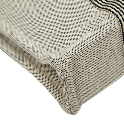 Hermes New Fourre Tout PM Handbag White Black Canvas — view 5