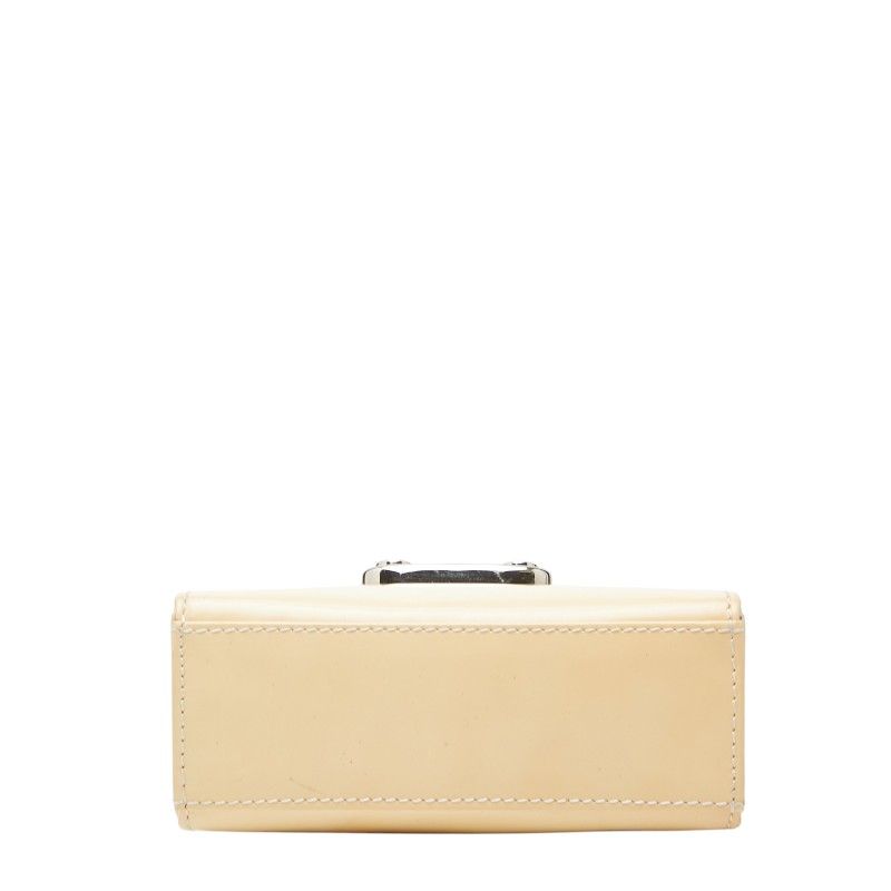 Gucci Vintage Ladylock Mini Crossbody Shoulder Bag 2-Way 002 Beige Leather — view 3