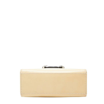 Gucci Vintage Ladylock Mini Crossbody Shoulder Bag 2-Way 002 Beige Leather — view 3