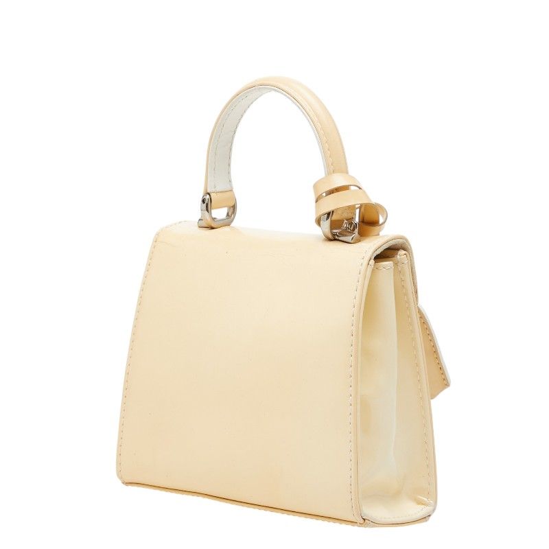 Gucci Vintage Ladylock Mini Crossbody Shoulder Bag 2-Way 002 Beige Leather — view 2