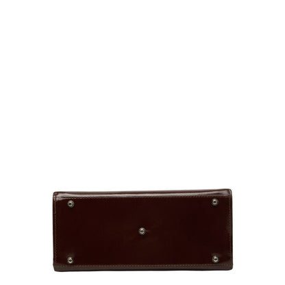 Versace Medusa Mini Handbag Wine Red Bordeaux Enamel — view 3