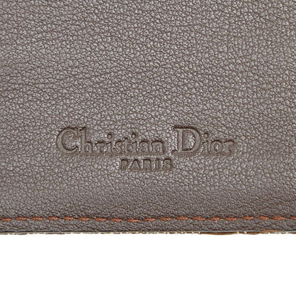 Dior Trotter Saddle Bifold Wallet Beige Multicolor Canvas Leather — view 8