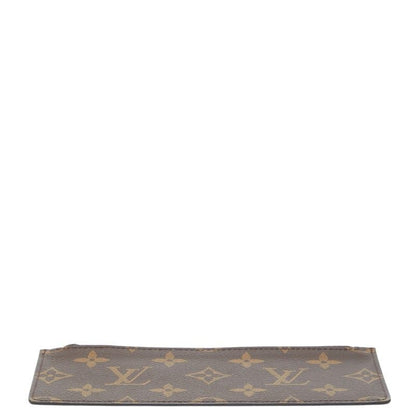 Louis Vuitton Monogram Coin Case Pouch Brown Orange — view 3