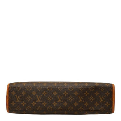 Louis Vuitton Monogram Rivoli Business Briefcase Document Brown Leather 1 — view 3