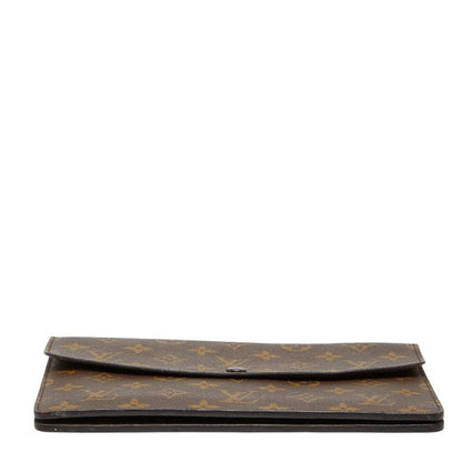 Louis Vuitton Monogram Double Mule Crossbody Shoulder Bag Brown — view 3