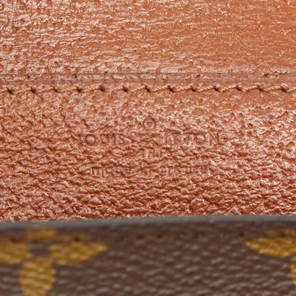 Louis Vuitton Monogram Double Mule Crossbody Shoulder Bag Brown — view 9