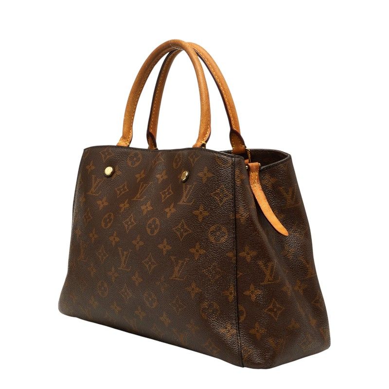 Louis Vuitton Monogram Montaigne 2-Way Shoulder Bag Brown Leather — view 2