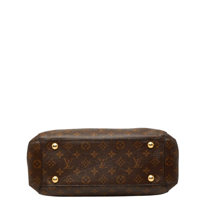 Louis Vuitton Monogram Montaigne 2-Way Shoulder Bag Brown Leather — view 3