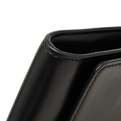 Louis Vuitton Pochette e Chain Shoulder Bag Noir Black Leather — view 5