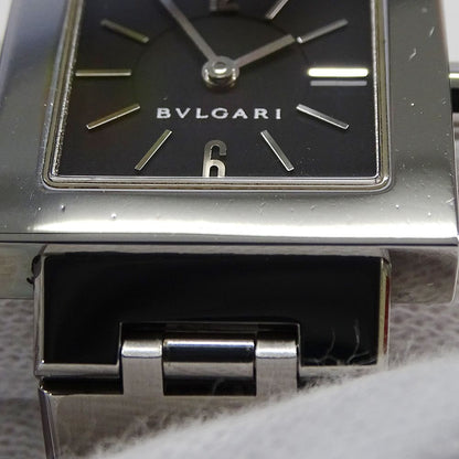 Bvlgari Watch QA Dos Lado Quartz Stainless Steel Silver Black Polished — view 9