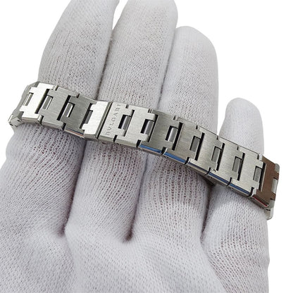 Bvlgari Watch QA Dos Lado Quartz Stainless Steel Silver Black Polished — view 5