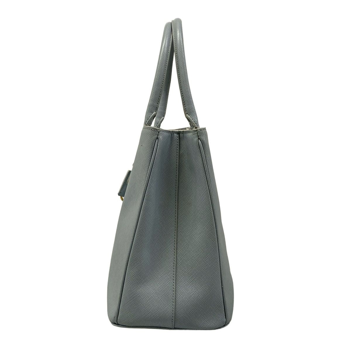 Prada Handbag Galleria Bag Light Blue Leather — view 4