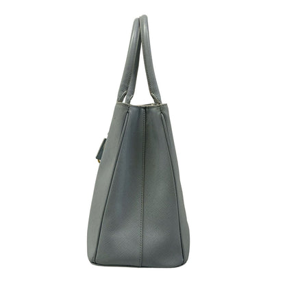 Prada Handbag Galleria Bag Light Blue Leather — view 4